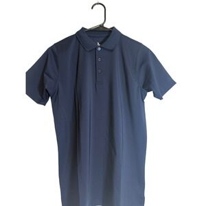 Tom Sawyer short sleeve polo navy blue unisex‎ youth large